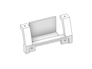 top plate angle bracket mount
