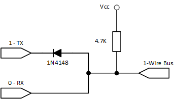 1-Wire Circuit Diagram